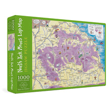Load image into Gallery viewer, North York Moors Lap Map 1.,000 Piece Luxury Jigsaw Puzzle - box
