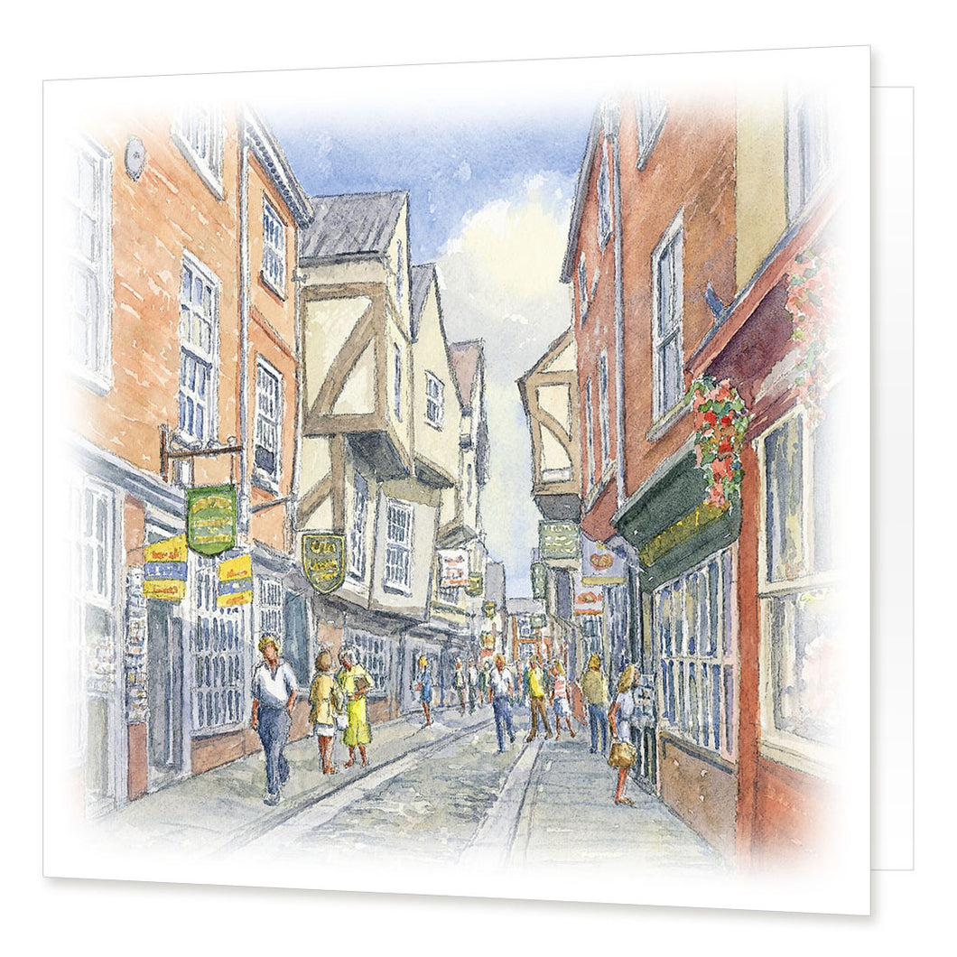 The Shambles, York greetings card | Great Stuff from Cardtoons
