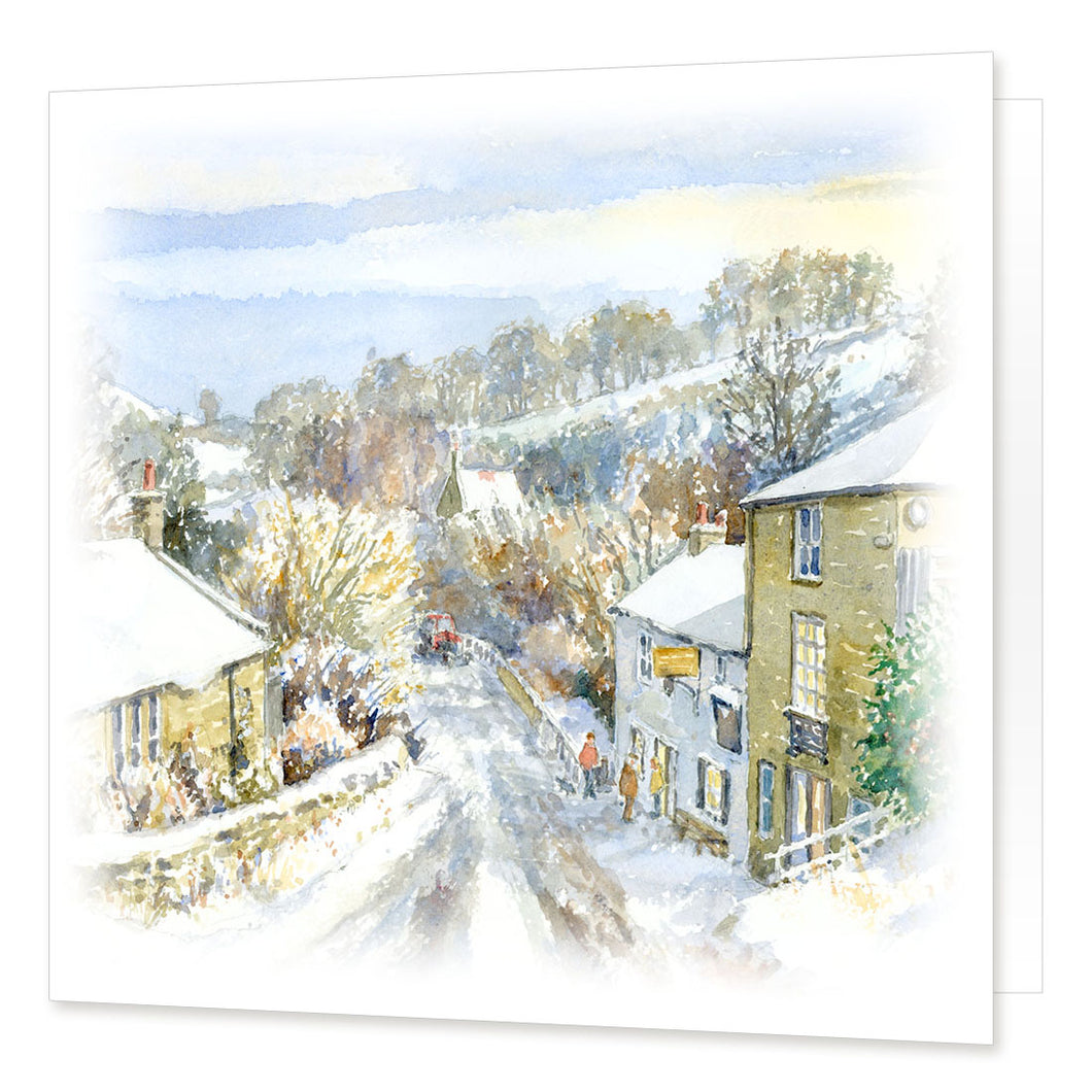 Beck Hole in winter greetings card | Great Stuff from Cardtoons