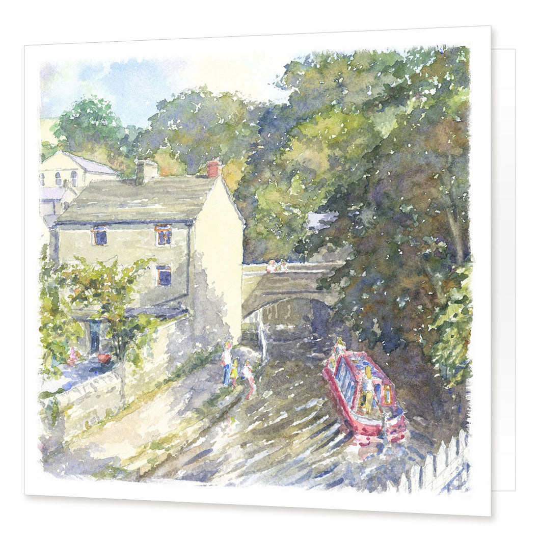 Skipton Canal greetings card | Great Stuff from Cardtoons