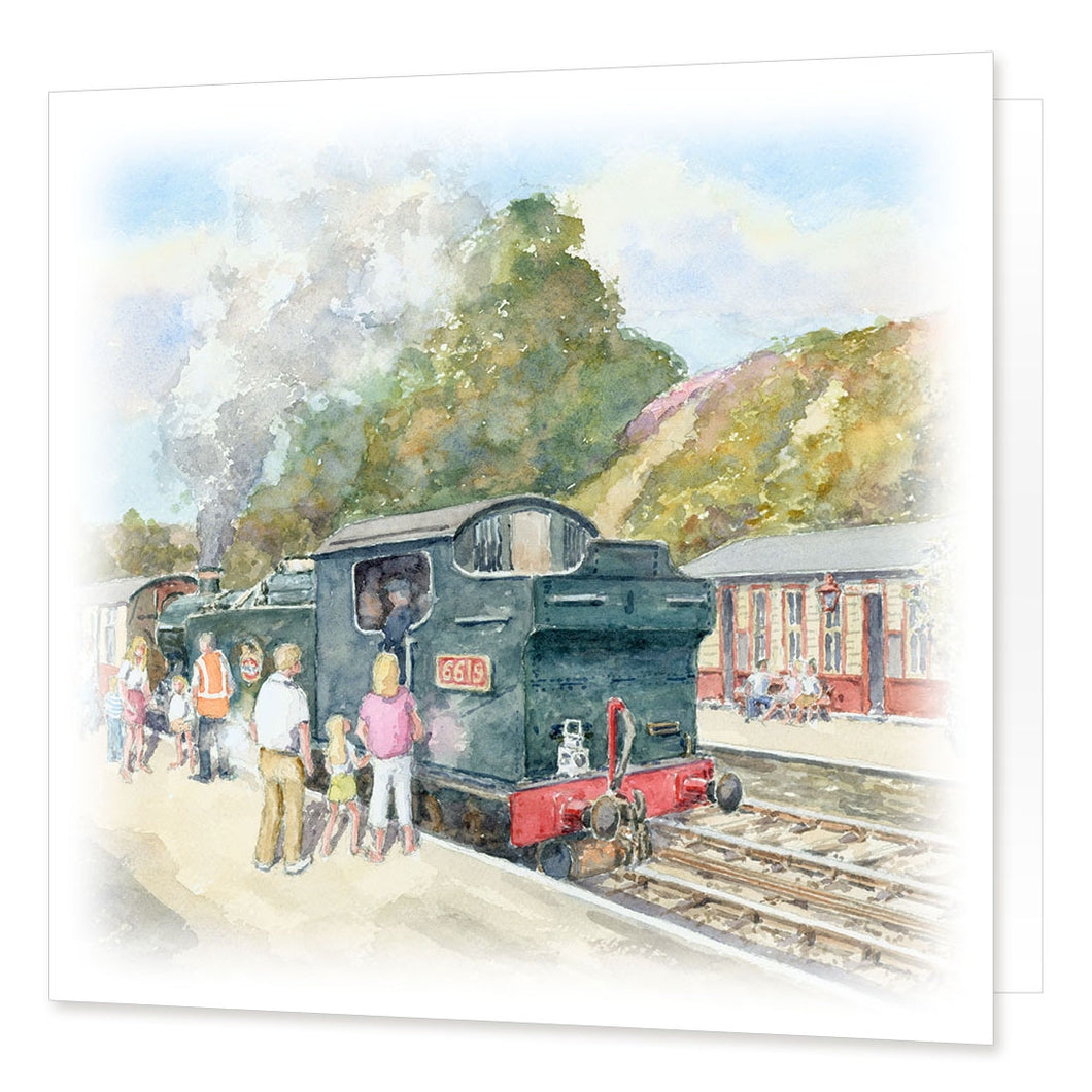 Goathland Station greetings card | Great Stuff from Cardtoons