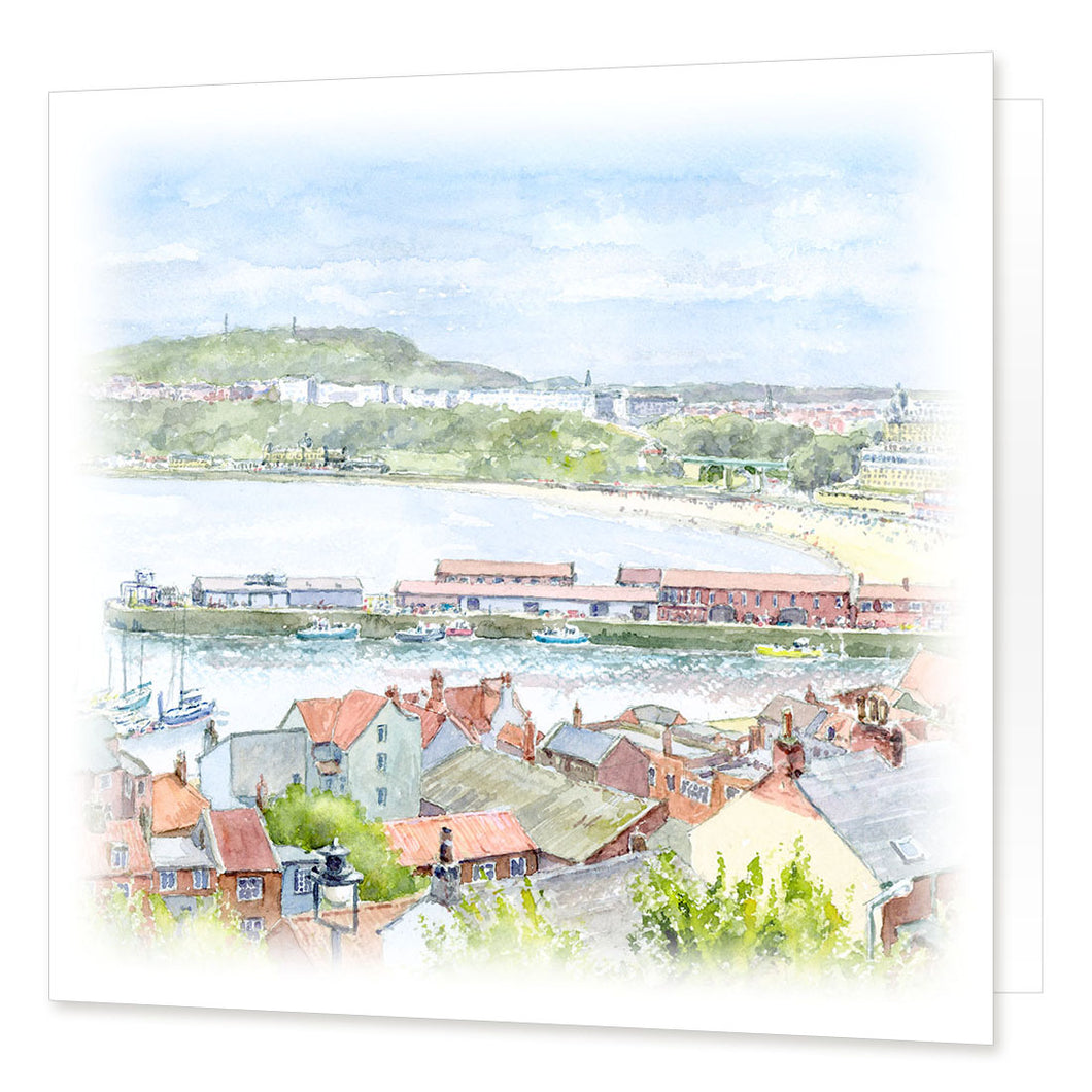 Scarborough South Bay greetings card | Great Stuff from Cardtoons