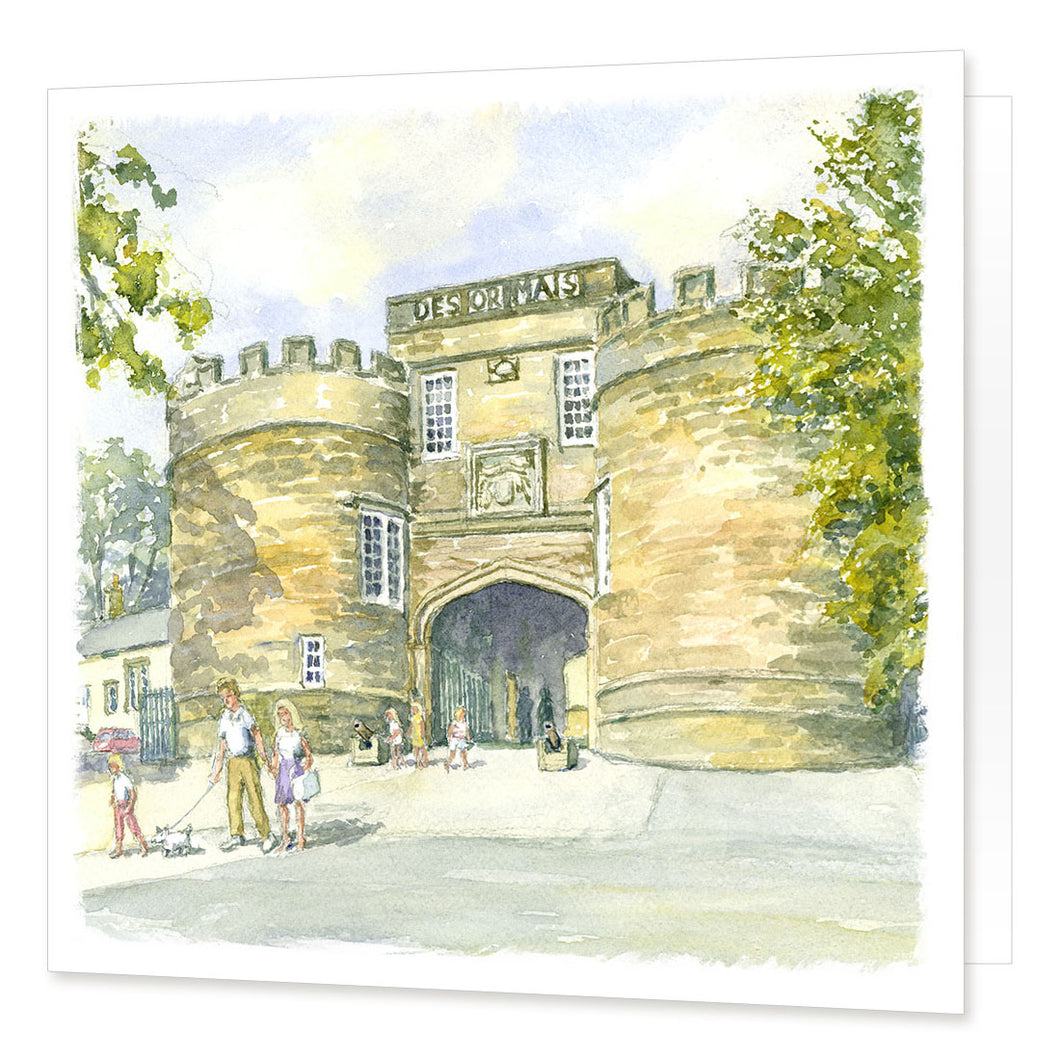 Skipton Castle greetings card | Great Stuff from Cardtoons