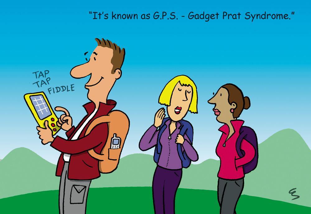 It's known as GPS postcard | Cardtoons Publications