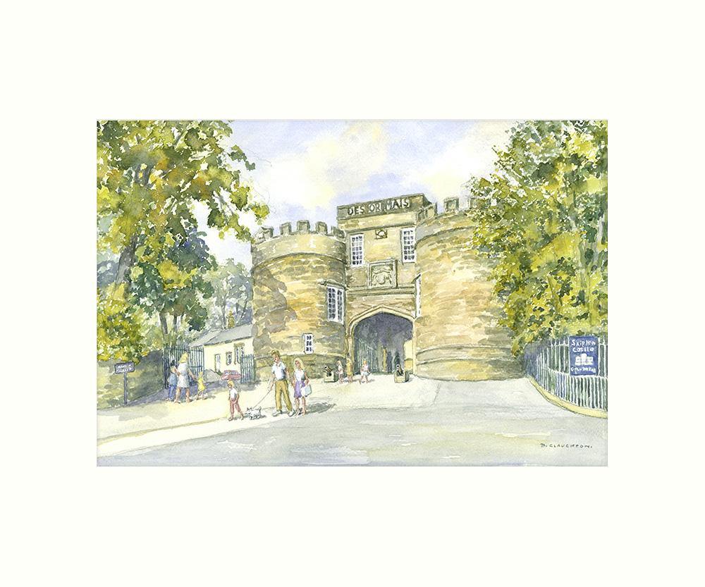Skipton Castle art print - Cardtoons Publications