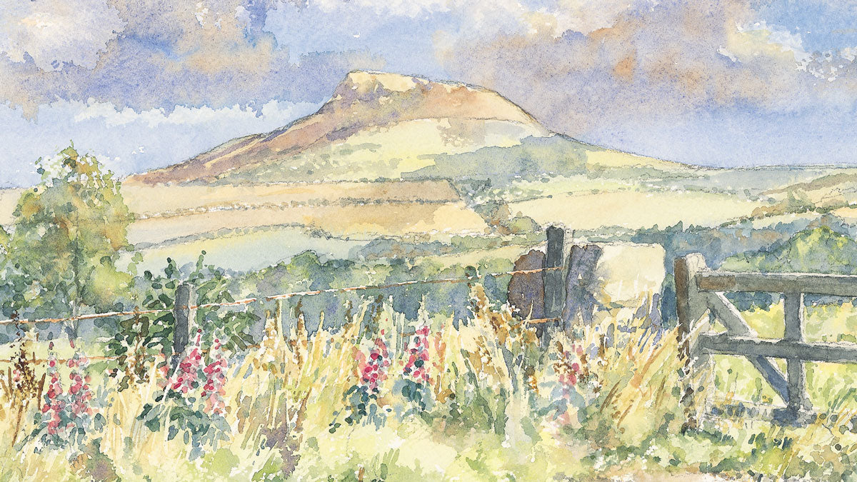 Roseberry Topping © Barry Claughton from the Northern Watercolours range
