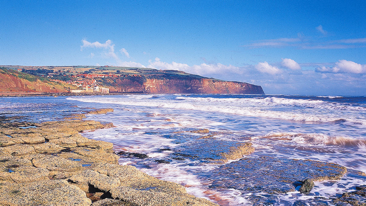 The stunning Yorkshire coast - perfect for surfing!