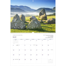 Load image into Gallery viewer, Wordsworth&#39;s Lake District Calendar 2024 - May pages
