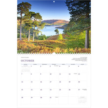 Load image into Gallery viewer, Wordsworth&#39;s Lake District Calendar 2024 - October pages

