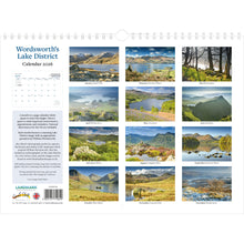 Load image into Gallery viewer, 2026 Wordsworth&#39;s Lake District Calendar – Back Cover
