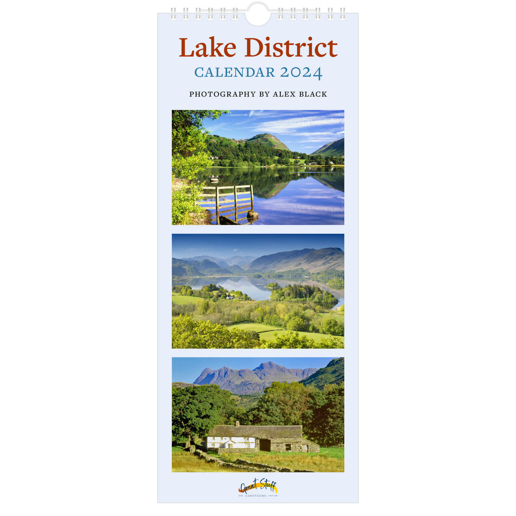 Lake District Images Slimline Calendar 2024 - cover