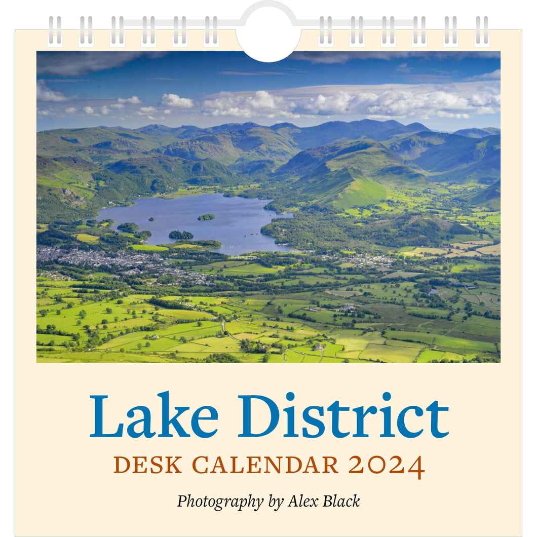 Lake District Desk Calendar 2024 - cover