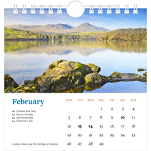 Load image into Gallery viewer, Lake District Desk Calendar 2024 - February
