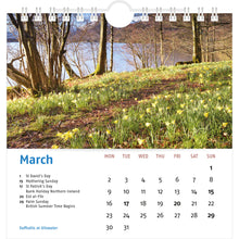 Load image into Gallery viewer, 2026 Lake District Desk Calendar – March
