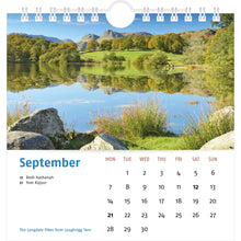 Load image into Gallery viewer, 2026 Lake District Desk Calendar – September
