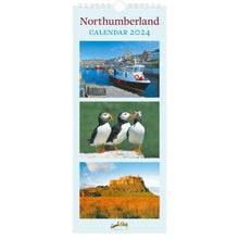Load image into Gallery viewer, Northumberland Images Slimline Calendar 2024 - cover
