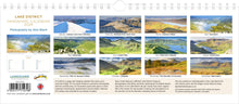 Load image into Gallery viewer, Lake District Panoramic Calendar 2024 - back cover
