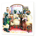 Country Comicals "Cheers" Greetings Card by Linda Birkinshaw