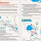 Lake District Wild Swimmer's Lap Map excerpt from reverse