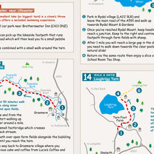 Load image into Gallery viewer, Lake District Wild Swimmer&#39;s Lap Map excerpt from reverse
