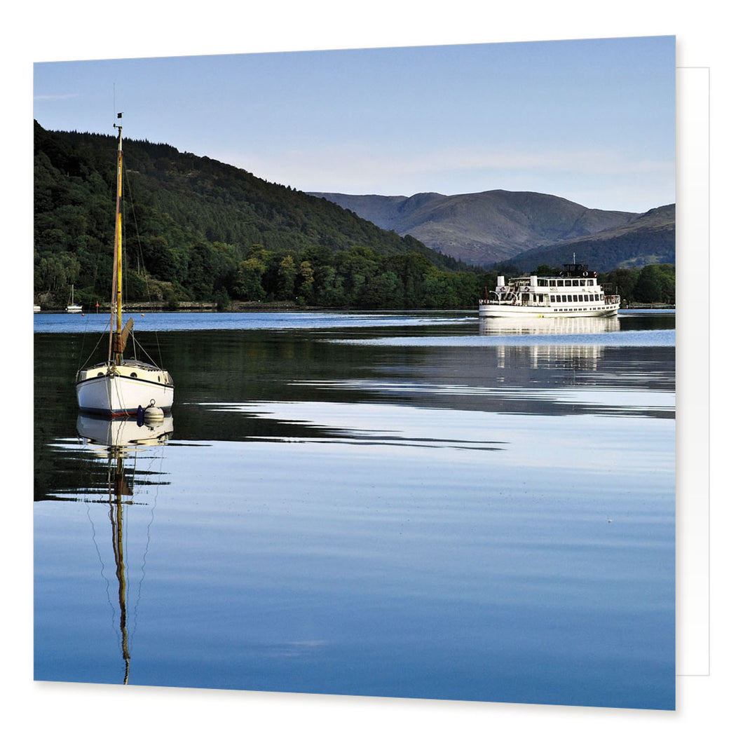 The Swan, Lake Windermere greetings card from the Landmark Photographic range by Cardtoons