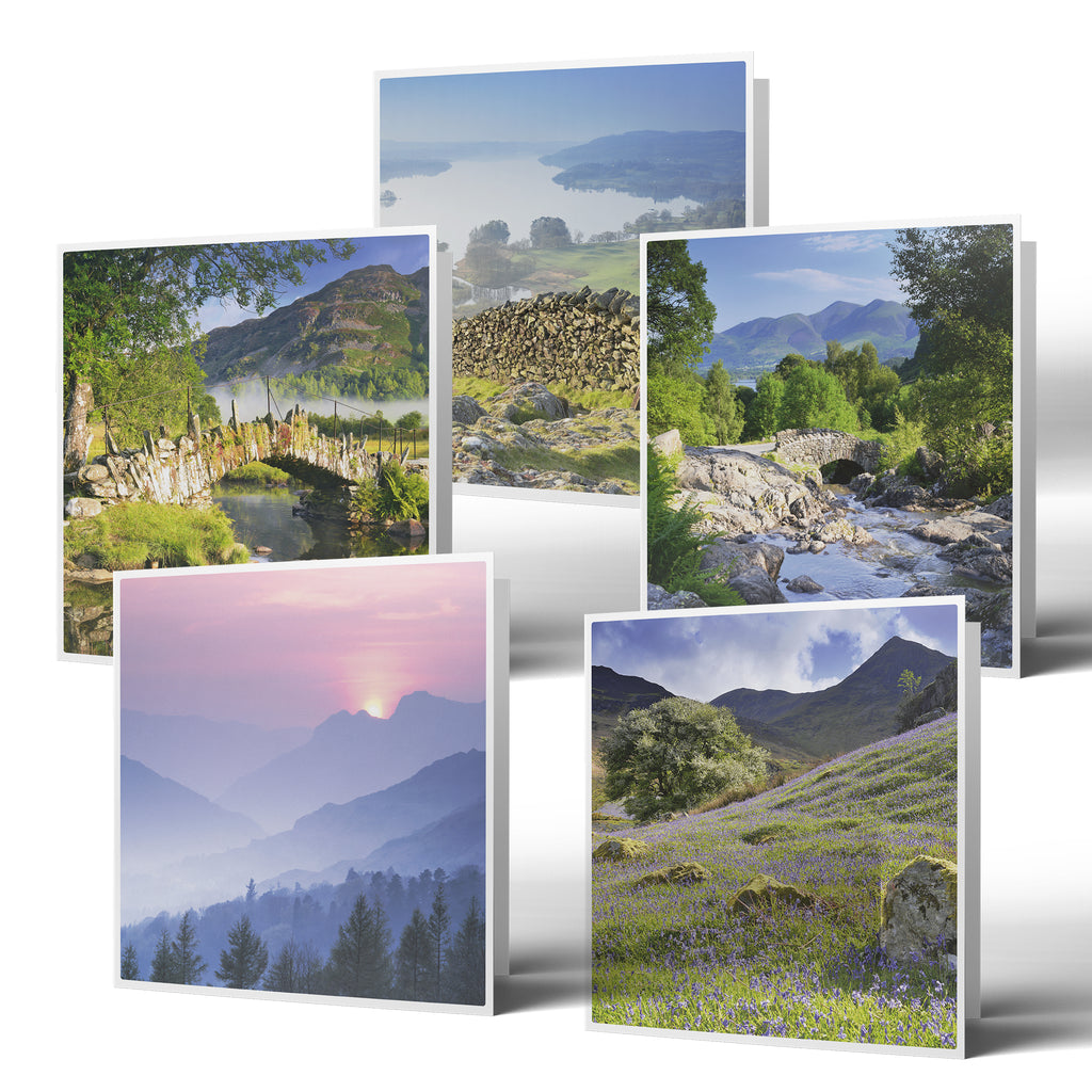 Landmark Photographic Greetings Cards - Mixed Pack of 10