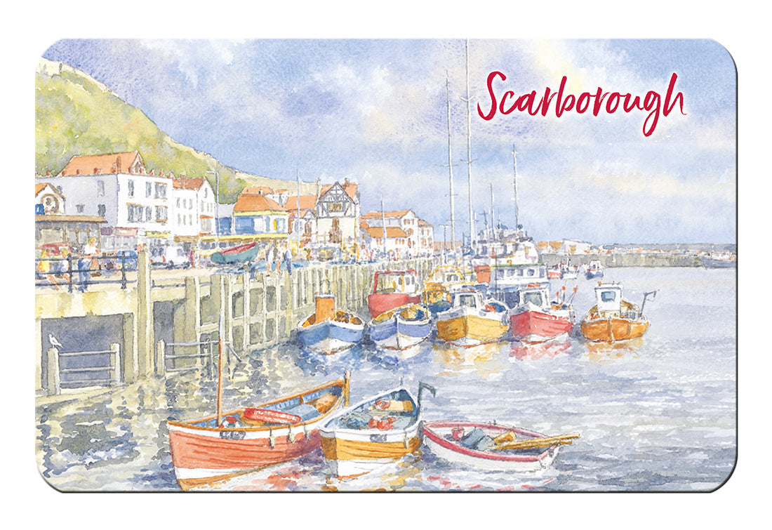 Scarborough Watercolour Fridge Magnet - Great Stuff from Cardtoons