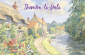 Thornton-le-Dale Watercolour Flexible Fridge Magnet