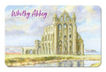 Whitby Abbey Watercolour Fridge Magnet - Great Stuff from Cardtoons