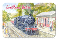 Goathland Station Watercolour Fridge Magnet - Great Stuff from Cardtoons