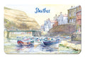 Staithes Watercolour Fridge Magnet - Great Stuff from Cardtoons