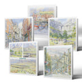 Yorkshire Watercolours Greetings Cards - Mixed Pack of 5