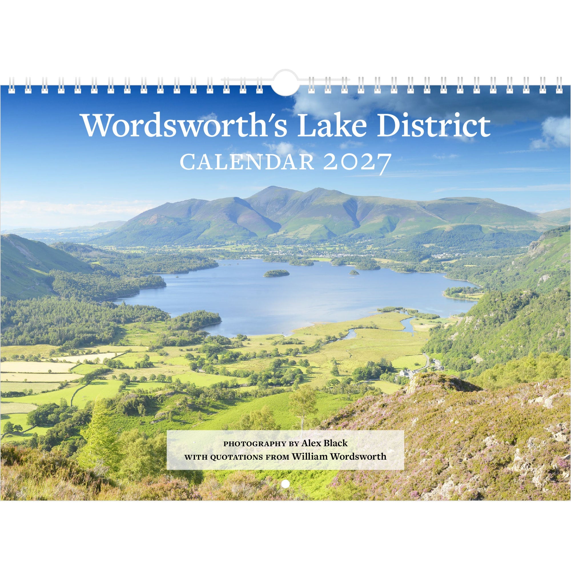 Wordsworth's Lake District Calendar 2027 - Front Cover