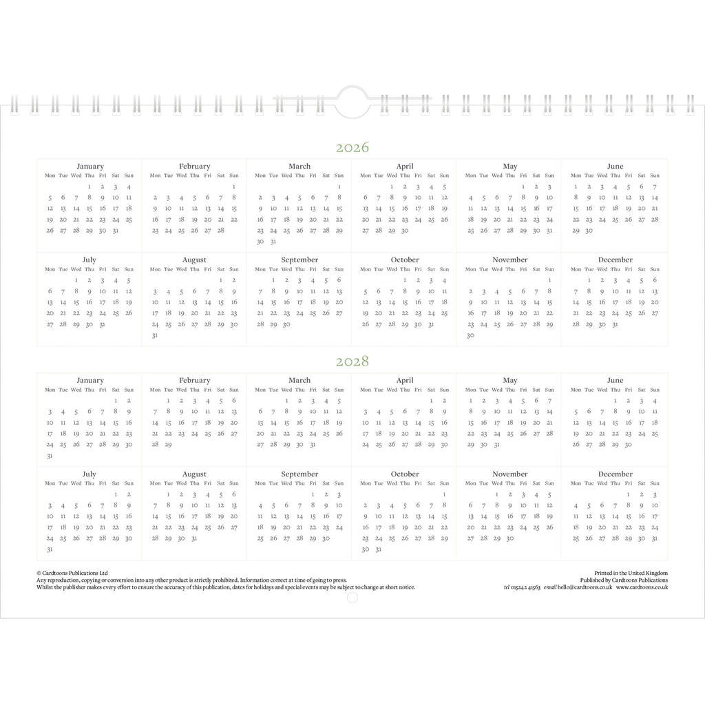 Wordsworth's Lake District Calendar 2027 - Quickview Page