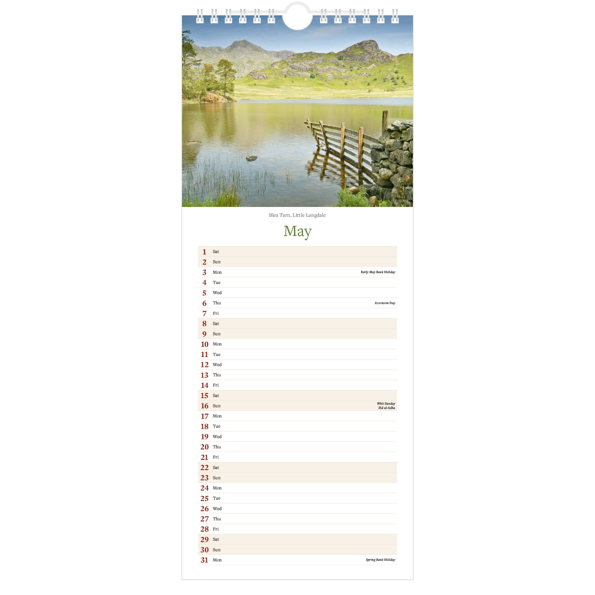 Lake District Images Calendar 2027 - May (Blea Tarn)