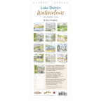 2026 Lake District Watercolours Calendar – Back Cover