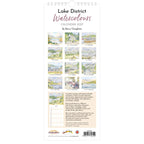 Lake District Watercolours Calendar 2027 - Back Cover