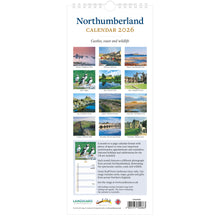 Load image into Gallery viewer, 2026 Northumberland Slimline Calendar – Back Cover
