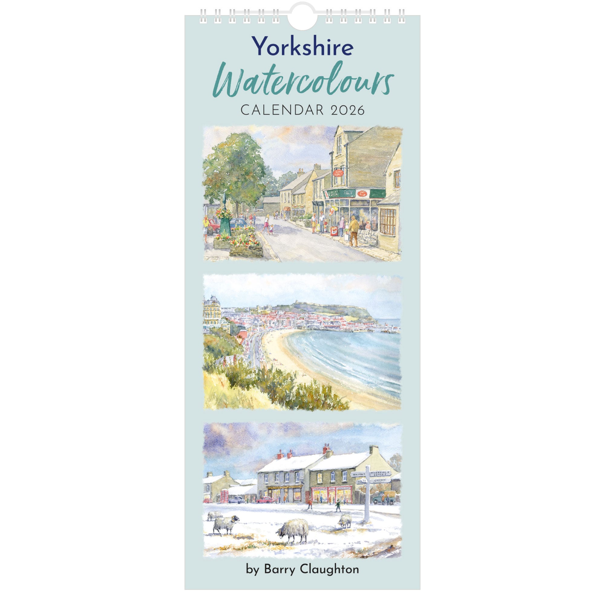2026 Yorkshire Watercolours Calendar – Cover
