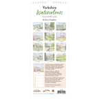 Yorkshire Watercolours Slimline 2027 - Back Cover