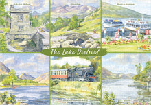 Load image into Gallery viewer, Lake District Watercolour Views Jigsaw 
