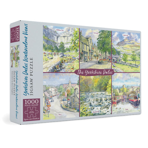 Yorkshire Dales Watercolour Views Jigsaw - box