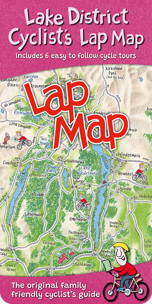 Lake District Cyclist's Lap Map cover