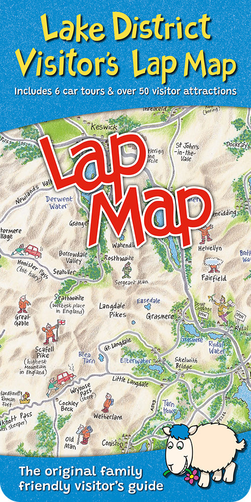 Lake District Visitor's Lap Map cover
