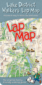 Lake District Walkers Lap Map cover