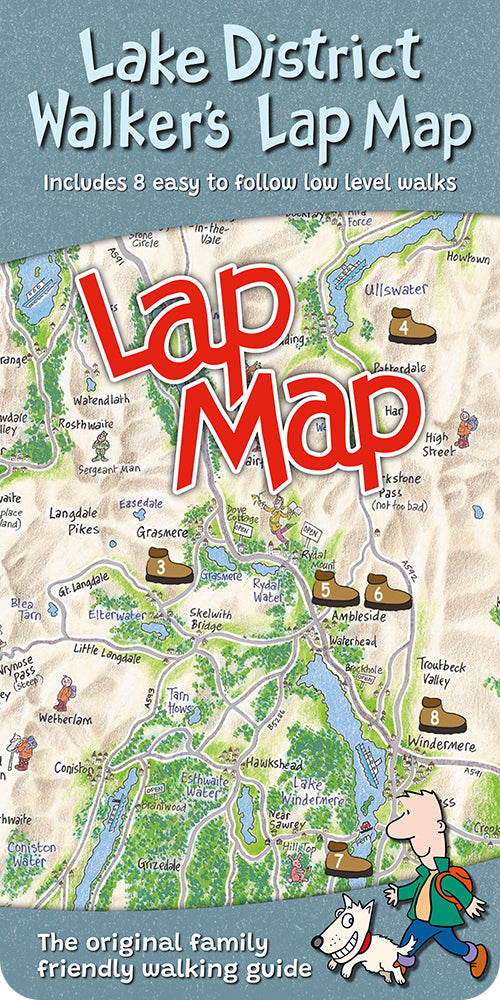 Lake District Walkers Lap Map cover