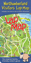 Northumberland Visitors Lap Map | Great Stuff from Cardtoons