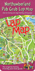 Northumberland Pub Grub Lap Map | Great Stuff from Cardtoons