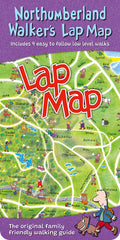 Northumberland Walker's Lap Map | Great Stuff from Cardtoons