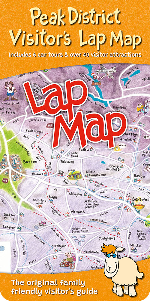 Peak District Lap Map | Great Stuff from Cardtoons